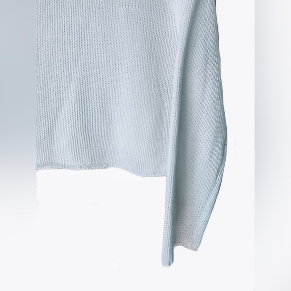 White Lightweight Knit Sweater - Picture 3 of 5
